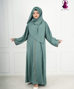 ✨ Exclusive Khamsa Zoom Braid Stone Abaya ✨