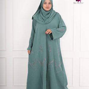 🌸 Luxury Floral Karchupi Abaya: Royal Look 🌸