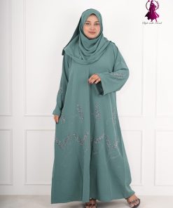 🌸 Luxury Floral Karchupi Abaya: Royal Look 🌸